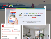 Tablet Screenshot of aitoimmobilier.com